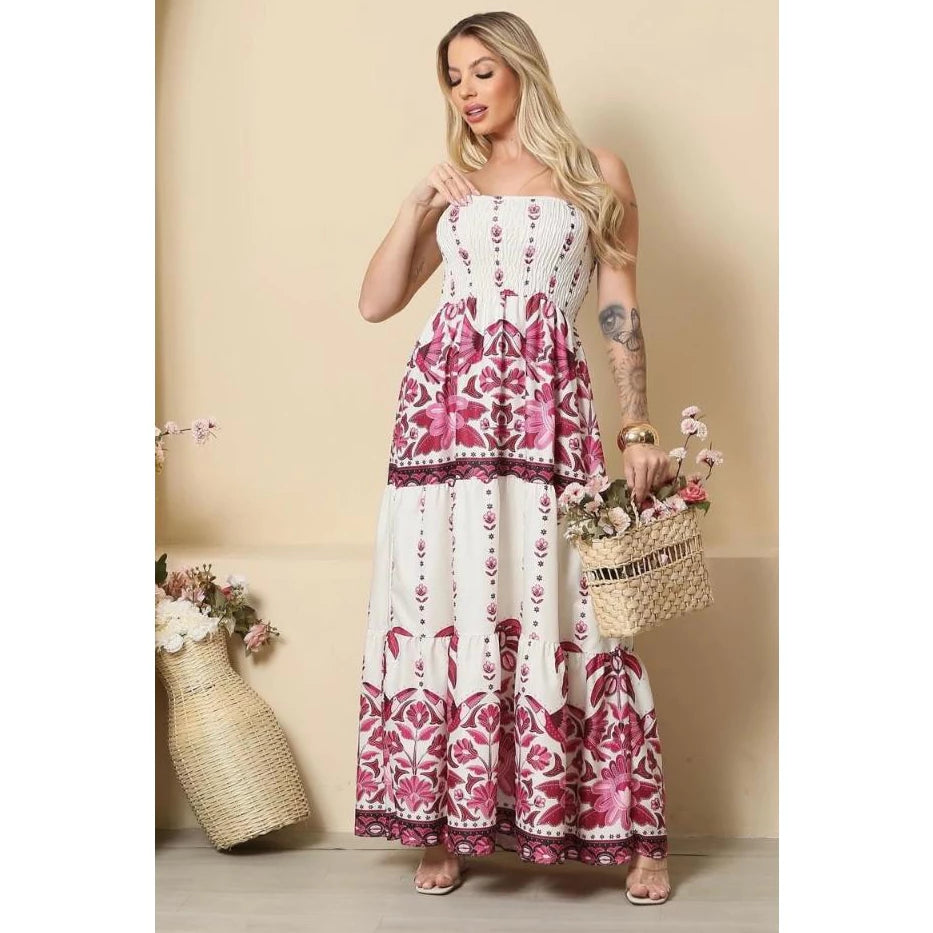 Vestido Longo Tomara que Caia